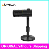 Comica D10 D10PRO Microphone Cardioid USB/XLR Dynamic Wireless Microphone For  PC Computer Gaming Streaming Mic with RGB Light