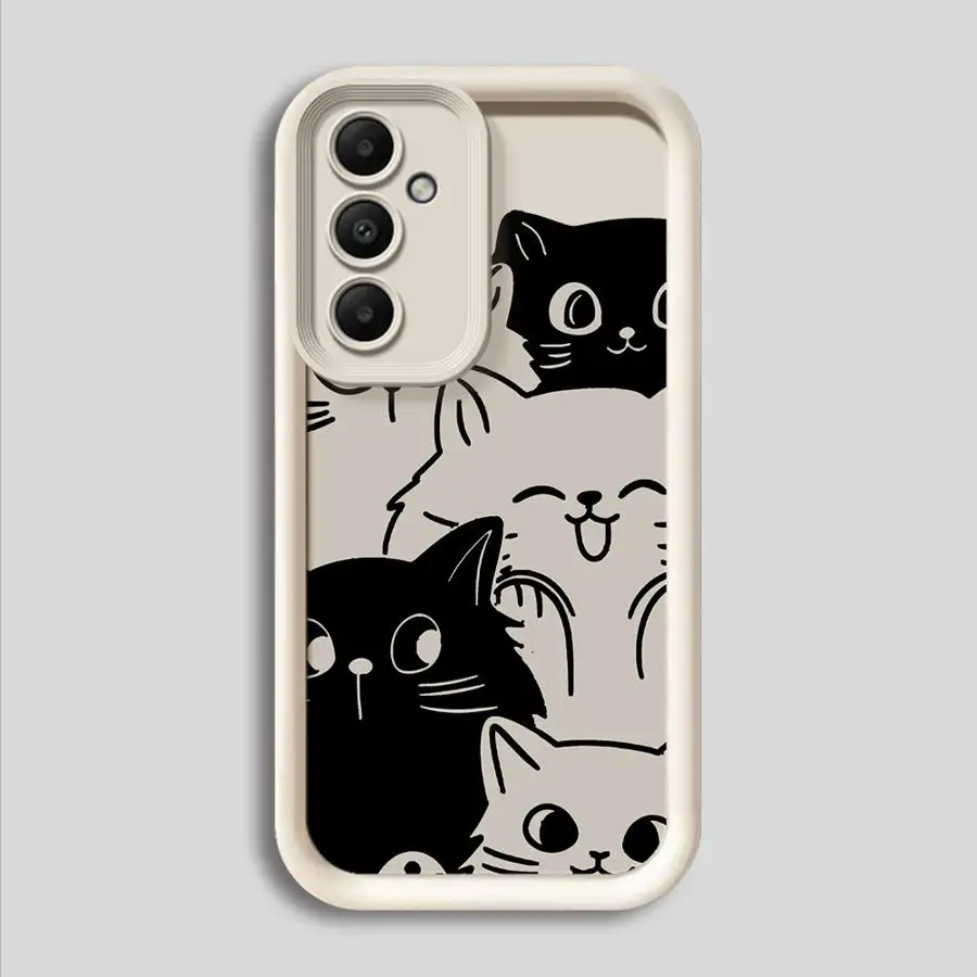 حافظة لهاتف سامسونج جالاكسي A25 A35 A73 A52 A06 A53 A54 A55 A15 A51 A72 A71 غلاف ناعم #2