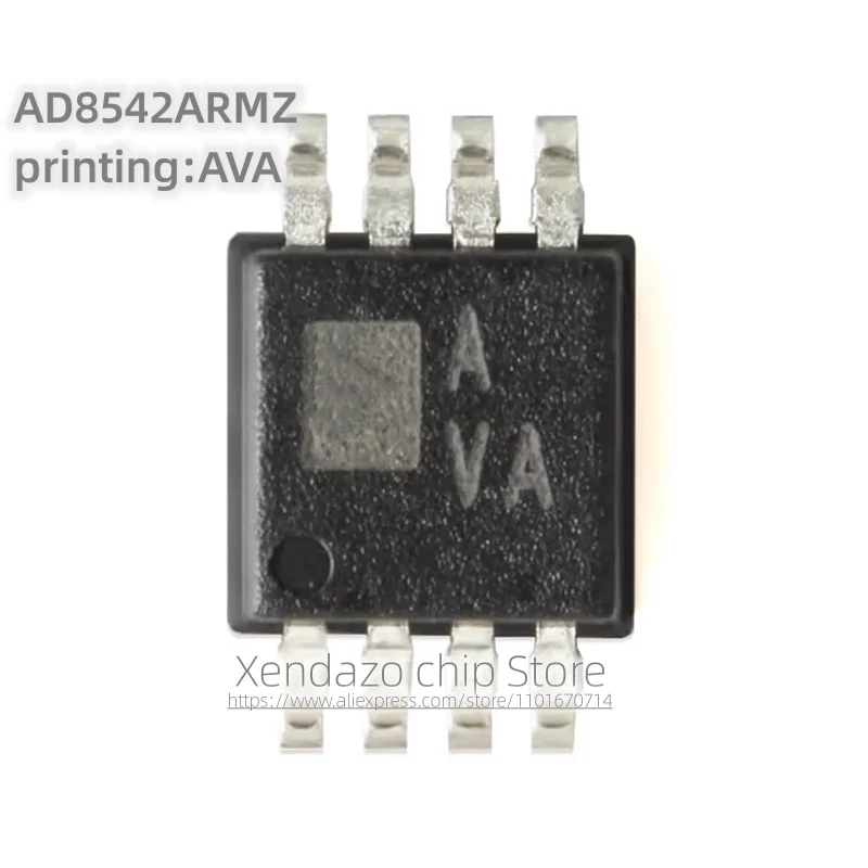 10pcs/lot AD8542ARMZ-REEL AD8542ARMZ printing AVA MSOP-8 package Original genuine Universal CMOS rail to rail amplifier chip