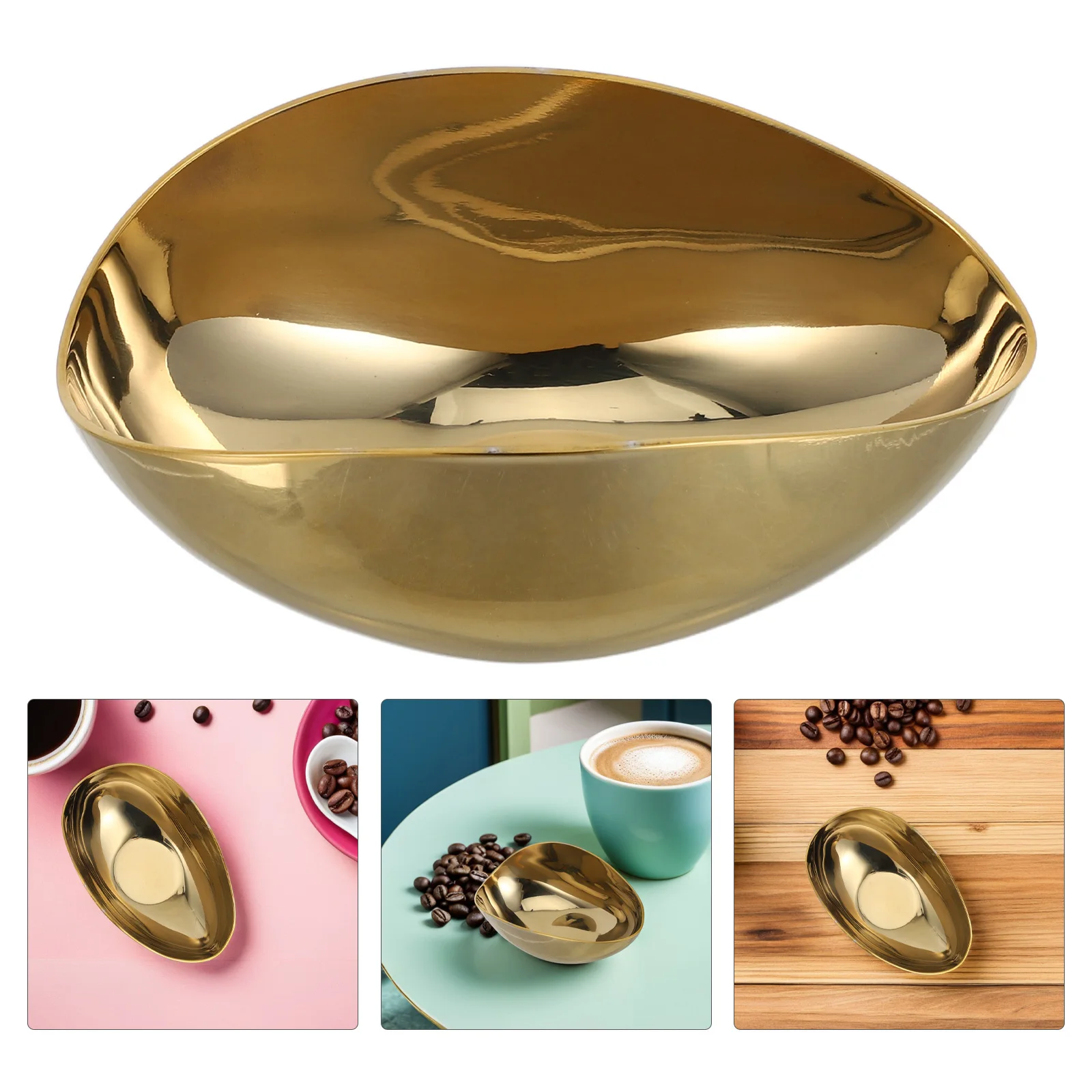 

Stainless Steel Coffee Bean Weighing Bowl Precision Dosing Cup for Kitchen Serving Sauce Seasoning Food Dipping Containers