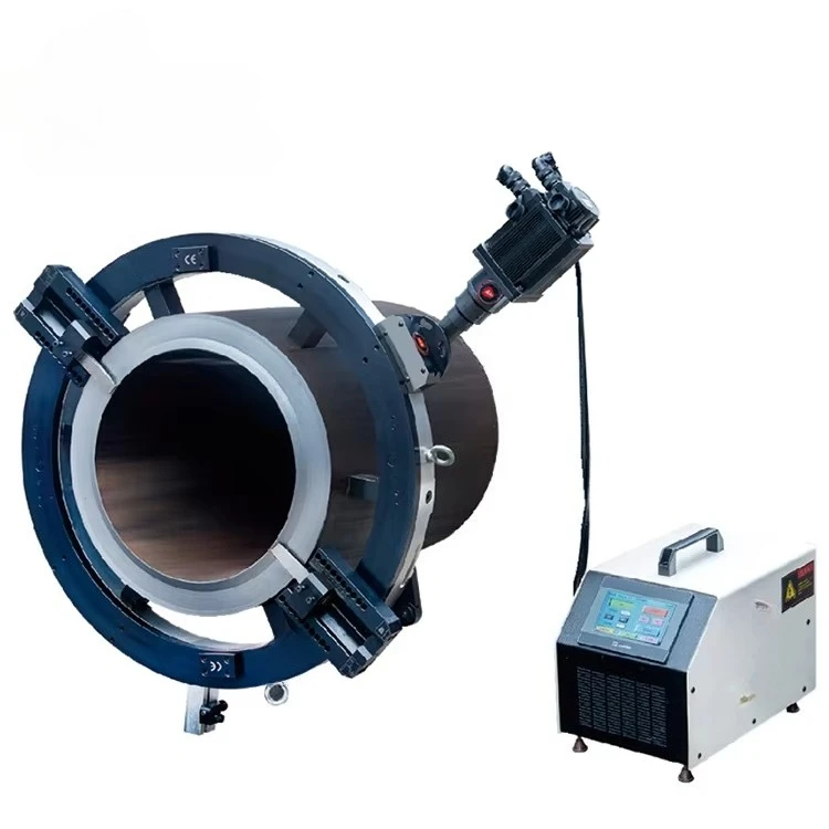 AOTAI ISD-90 ISF-90 Electric Pneumatic Portable Split Frame Pipe Cold Cutting and Beveling Machine