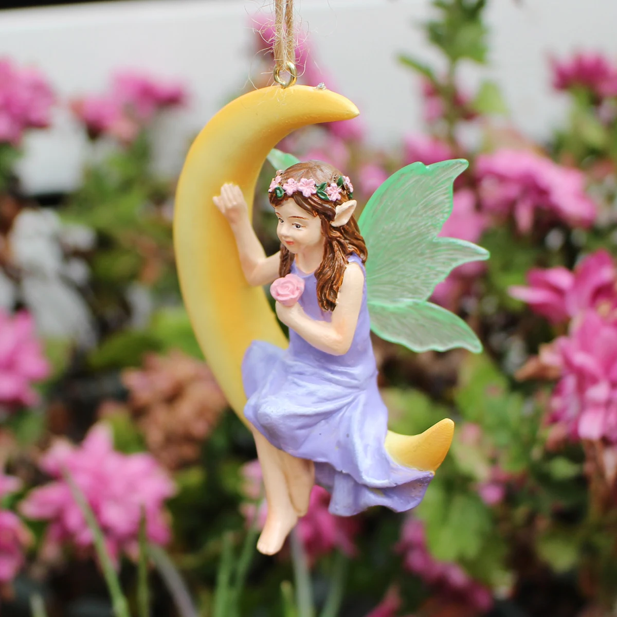 1pcs Pure Love, Moon Fairy, Valentine\'s Day Gift, Family Gift, Spring Garden Decoration Pendant, Handmade Resin Crafts