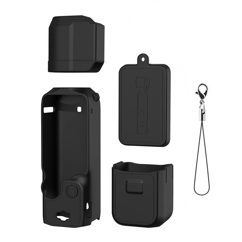 Schutzhülle für DJI OSMO Pocket 3 Silikon-Schutzabdeckung Kratzfester Objektivdeckel-Schutz für Pocket Case Kamera-Gehäuse Zubehör