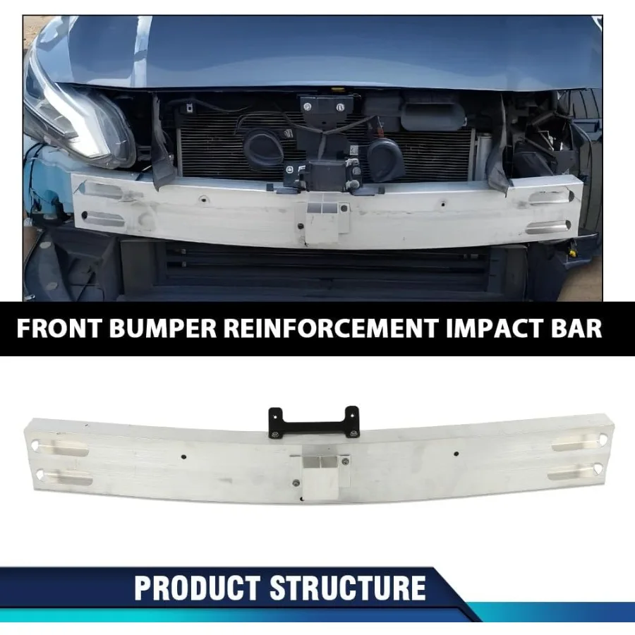 เหล็กเสริมกันชนหน้าสีเงิน เพื่อความปลอดภัยและความทนทานที่ยิ่งขึ้นในรถยนต์นิสสัน อัลติมา รุ่นปี 2019-2023