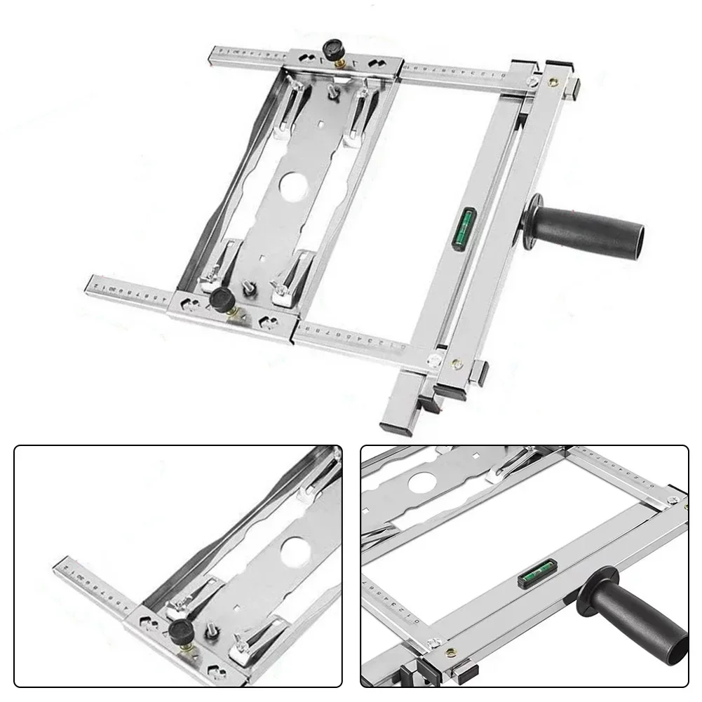 

Saw Accessories Cutting Board Tool Cutting Board Tool Multi Function Push-pull Cutting Silver With Round Handle