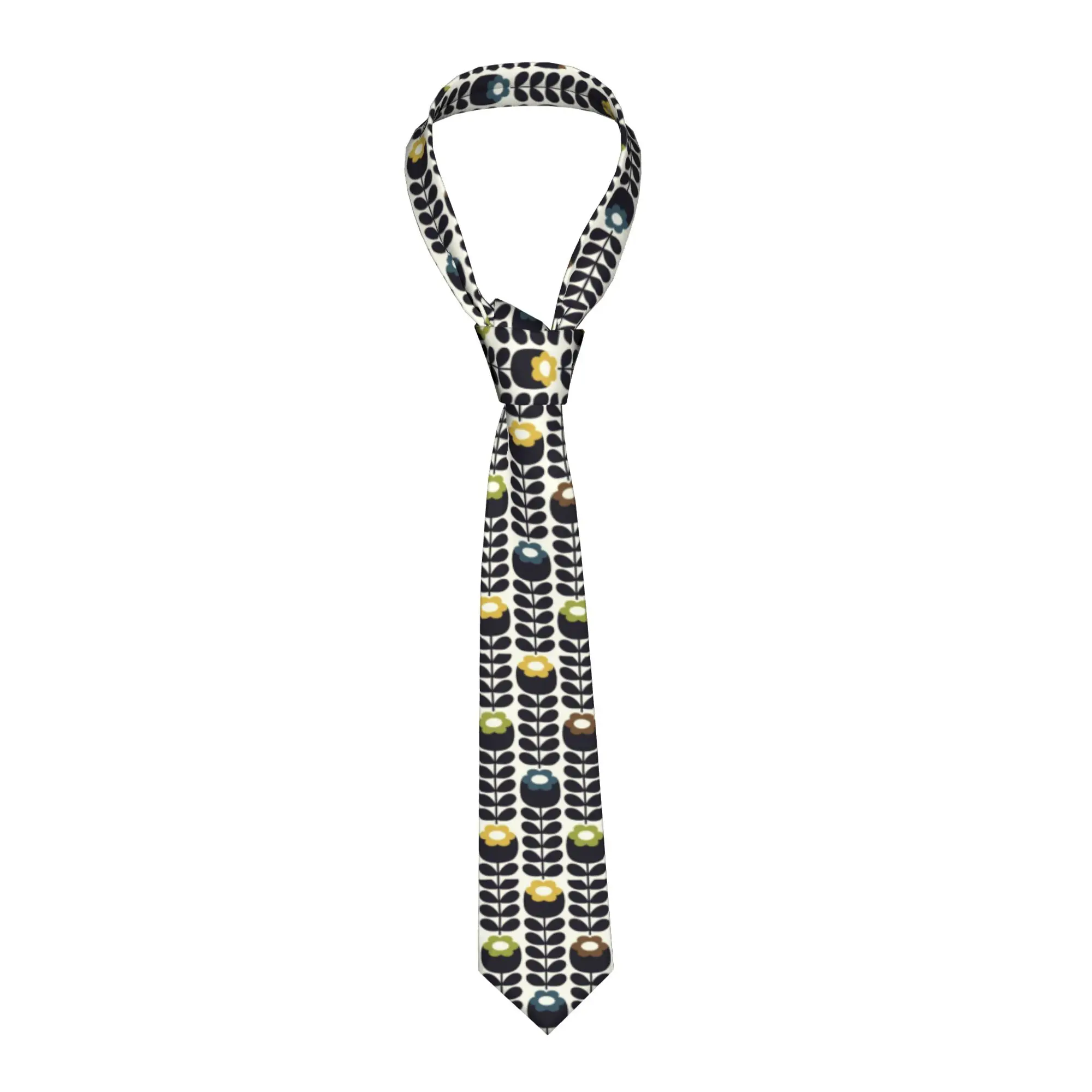 gravatas-classicas-orla-kiely-para-homens-de-escritorio-gravata-floral-escandinava