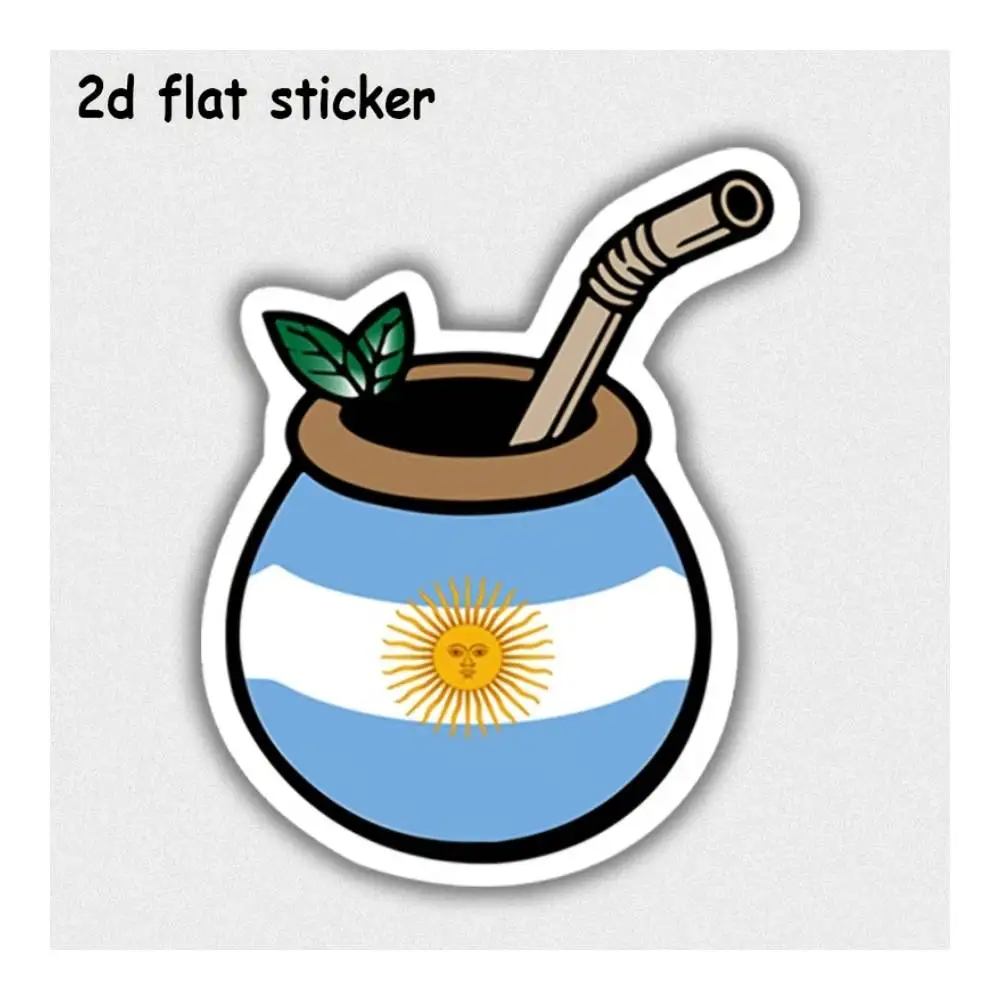 Argentinian Traditional Drink Decal For Laptops, Cars, Motorcycles, Water Bottles & Smooth Surfaces