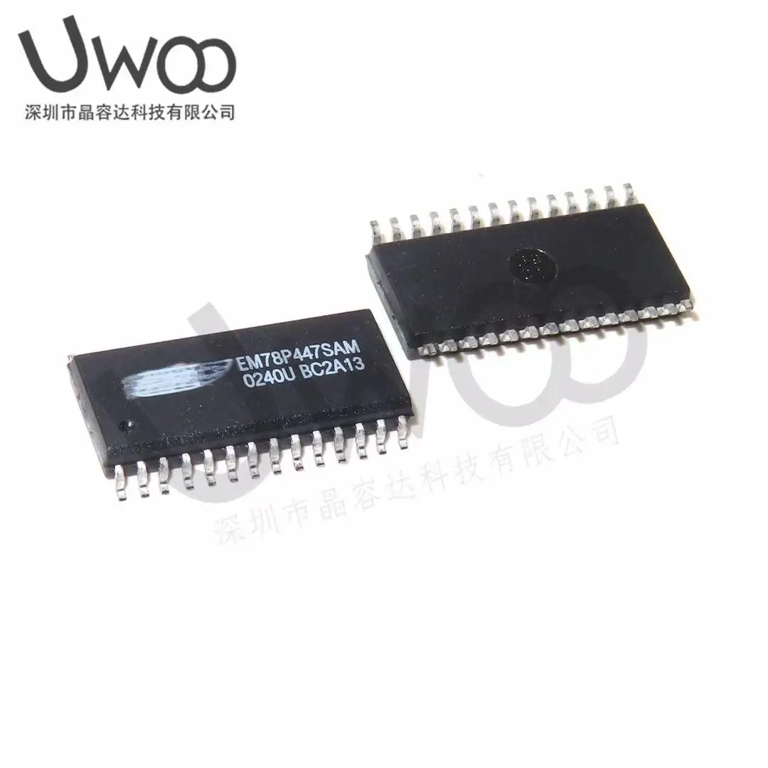 10 Pçs/lote Novo e Original SOP28 EM78P447S EM78P447SAM 78P447SAM