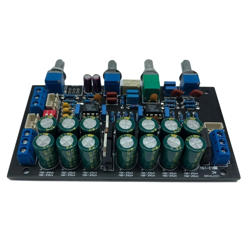 JRC5532 OP AMP Preamp Amplifier Tone Board Treble Mid Bass Volume Control Tone Preamplifier For Speaker Amplifiers