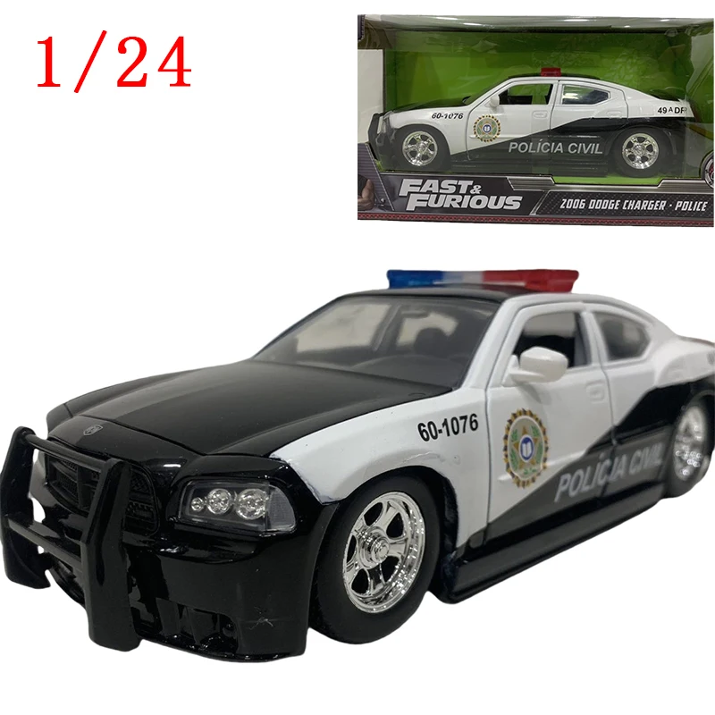 Diecast Model Car Jada 1/24 Dodge Z006 Car Mode Fast Furious Dodge Play Vehicles Toys for Boys