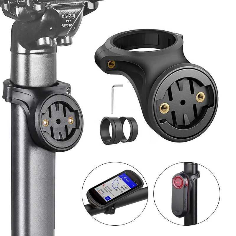 AliExpress Bicycle Tail Light Bracket Cycling Computer Mount Holder Garmin Varia Radar Edge RVR315 RTL510 515 500 Bike Saddle Lamp Stand