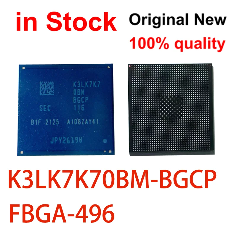 

(1 piece)100% New K3LK7K70BM-BGCP 64G BGA496 K3LK7K7OBM-BGCP K3LK7K7 0BM OBM BGCP LPDDR5 IC chipset