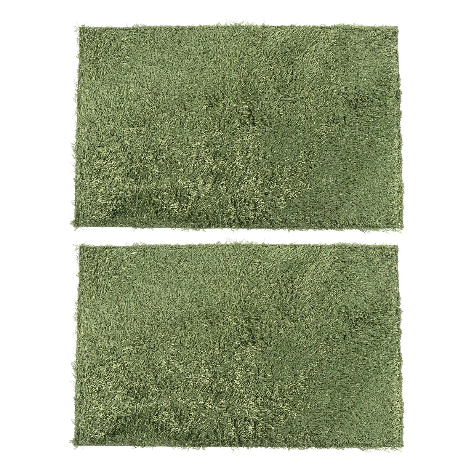 

2 Pcs Bedding Soft Tortoise Reptile Carpet Mat Flooring Substrate Terrarium Enclosure Turtle Tank Mats Carpet Liner Pad