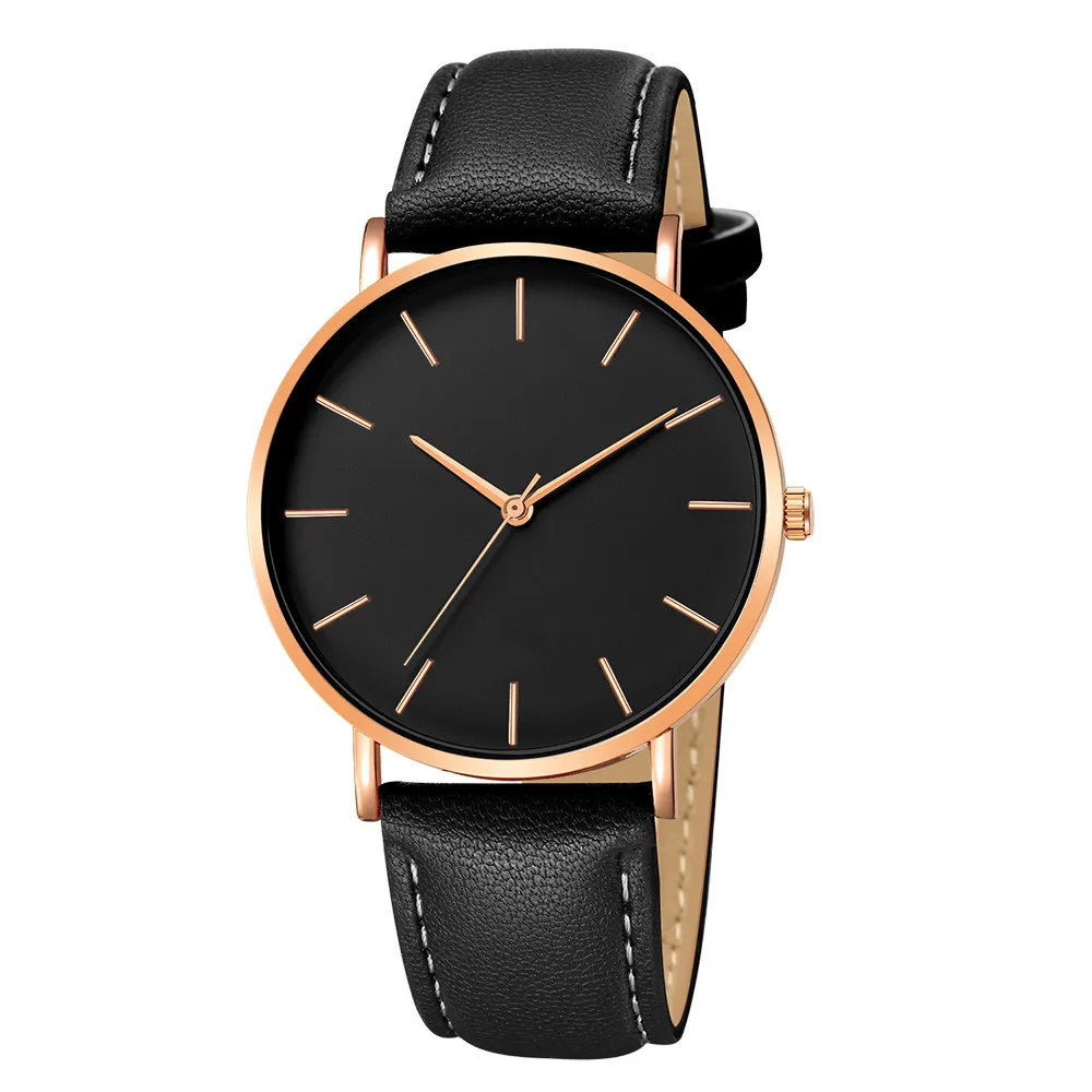 

Casual Fashion Men's Watches 2025 Vintage Leather Strap Ultra Thin Fashion Luxury Men's Watches Top Brand Men's Quartz Watches