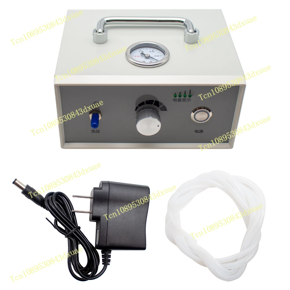AC 100-240V Oil-Free Mini Diaphragm Vacuum Pump Electric Small Suction Filter Pump Adjustable Pressure -80KPA 10L/MIN