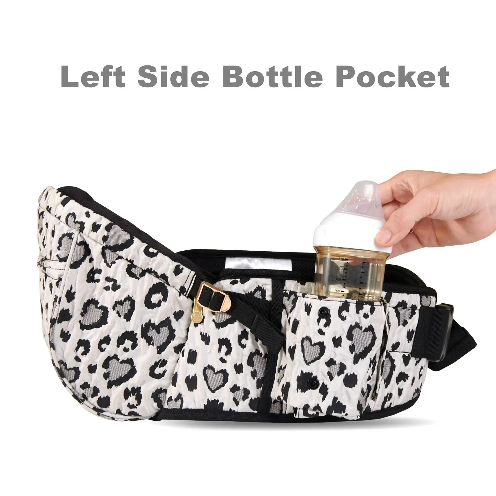 Sunveno-ヒョウ柄のベビーキャリア、ウエストスツール、滑り止め、ヒップシート、新生児および幼児用の表面、3〜36か月