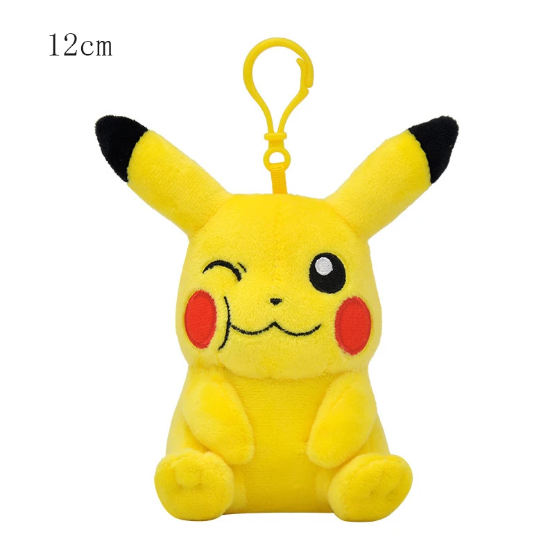 Pikachu Plüss keychain Gúnyrajz toys charmander psyduck squirtle snorlax  Babaarcú de nem okos nő gyerekeknek kawai Gyermek- Adomány 12cm