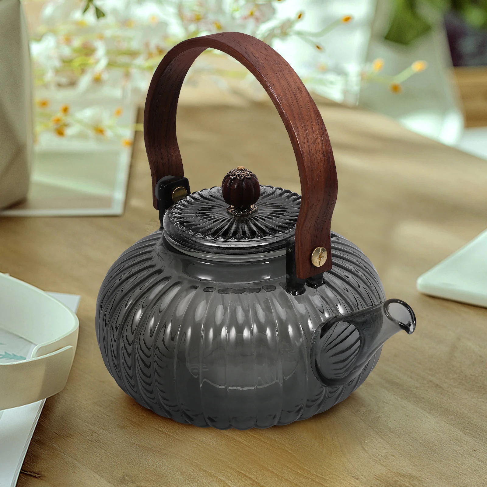 

Heat Resistant Smooth Surface Easy Clean Moderate Capacity Comfortable Handle Home Office Use Flower Pot Water Kettle Loose