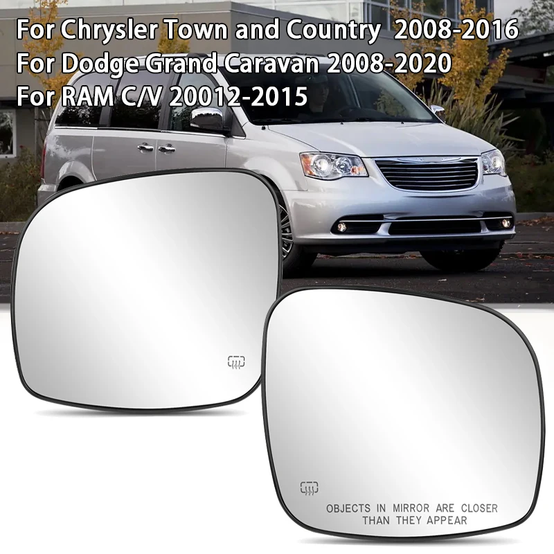 

Регулировка для Chrysler Town & Country 08-16 / Dodge Grand Caravan 08-20/RAM C/V 2012-2015 Нагревательное зеркало заднего вида с плоским стеклом