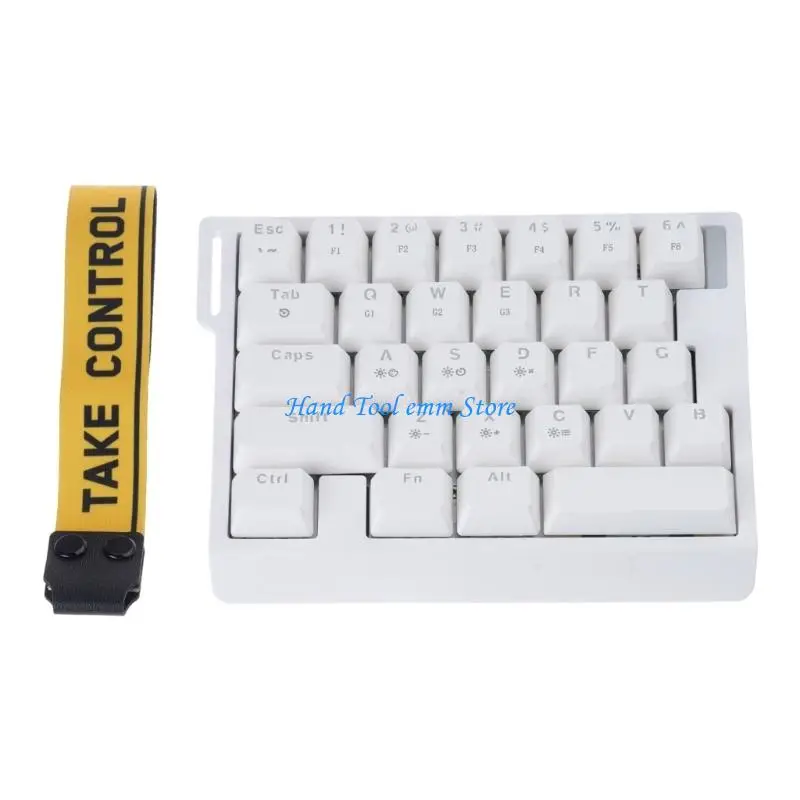 H37F Mechanical Keyboard Switches Sport Gaming Keyboard One-handed Keyboard Hot Swappable Office Gaming Keyboard