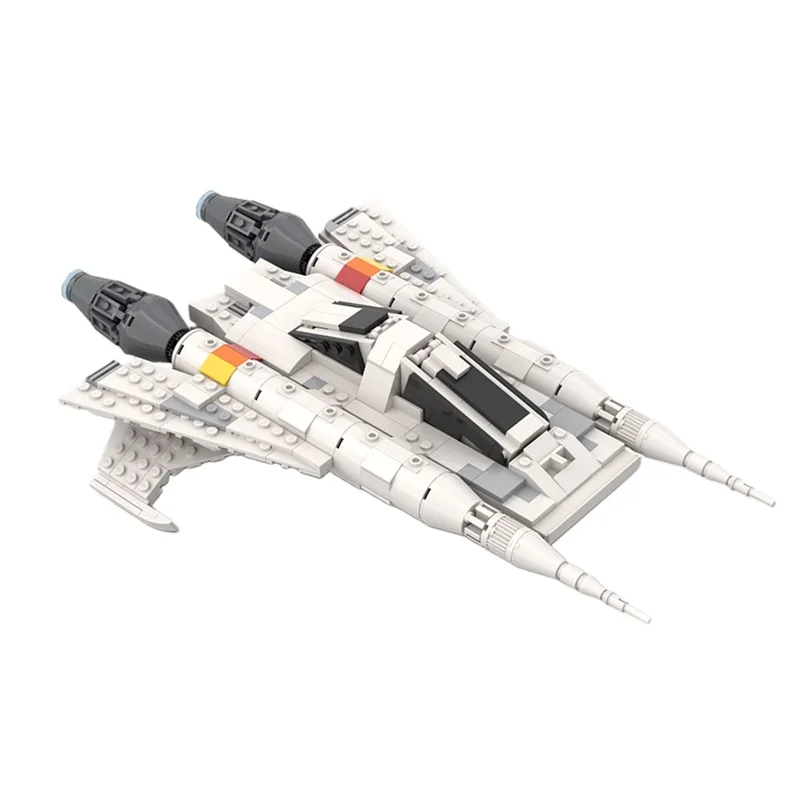 MOC Space BUCK ROGERS Starfighter Ship Model Building Block Set Space Flight Combat Ship Leisure Educational Brick Toy Gifts