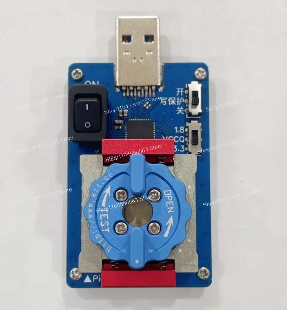 ​​NS/OLED/Lite EMMC Programmer Burner, BGA-153 Interface Read-Write Tool for Switch EMMC Module Data Expansion