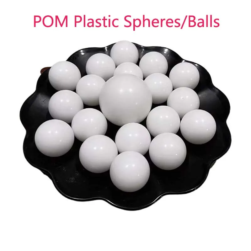 POM Plastic Spheres/Balls Solid POM (Polyoxymethylene) Industrial Plastic Rolling Balls DIA 2 2.38 2.5 2.778 3 3.175mm~25.4mm