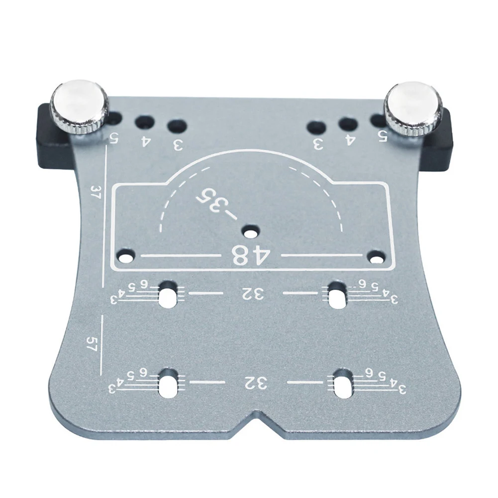 Aluminum Alloy Drill Hinge Hole Opener Long-Lasting Material Quick Locating Limit Frame Strong And Sturdy Tool