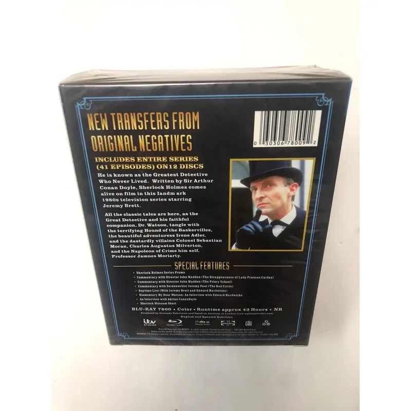 Blu-ray Detective Sherlock Holmes Movie High Definition Video Disc Collection