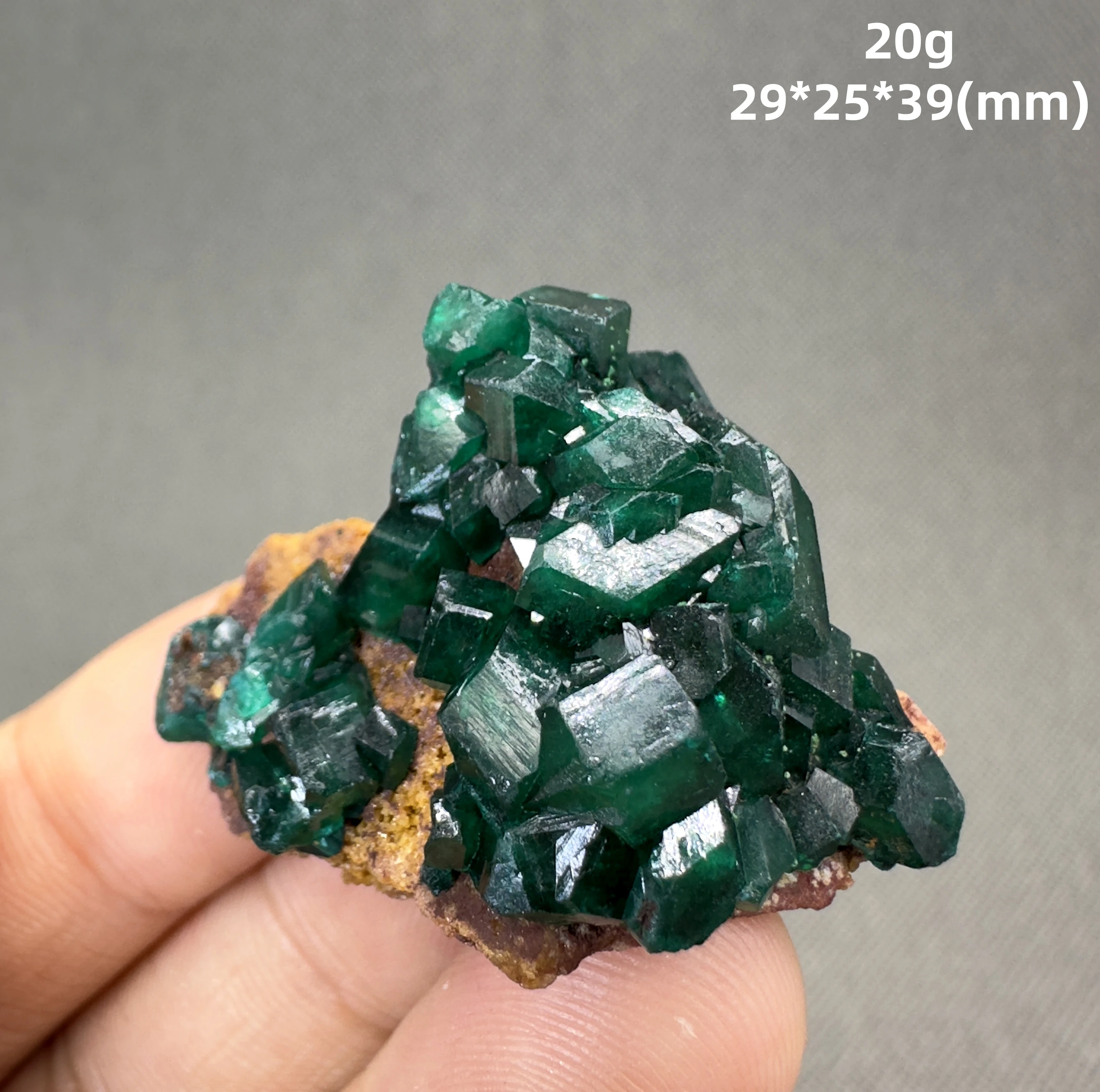 

20 g Natural Congo green Dioptase Mineral specimen + healing quartz crystals and stones rock gemstone