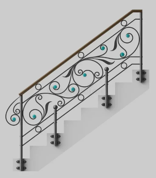 Zinc Steel Fence Boundary Fence Panel 4 Foot High Wrought Iron Zinc Steel Fence Wrought Iron Zinc Steel Guardrail