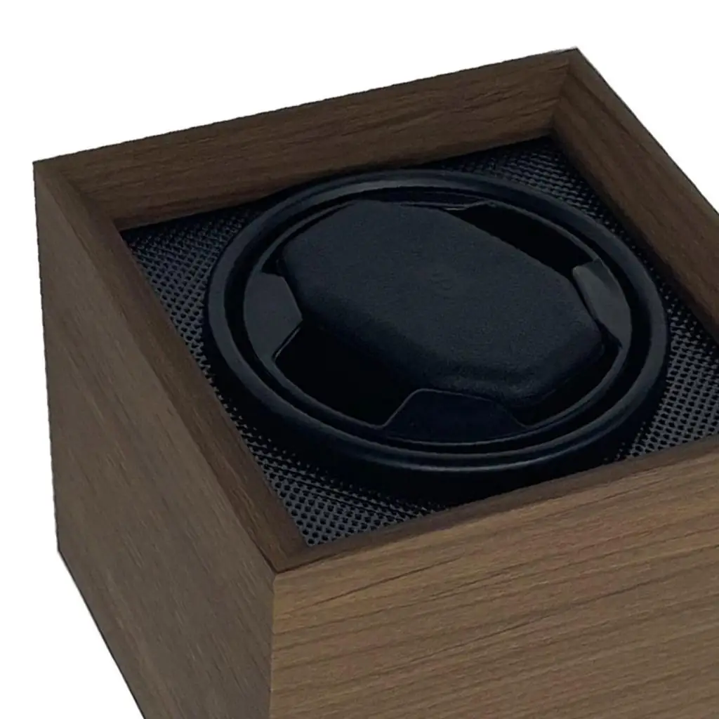 Automatic Mechanical Watch Winder Box Adapter Featuring Selected PU Leather And ABS For Durability And Style