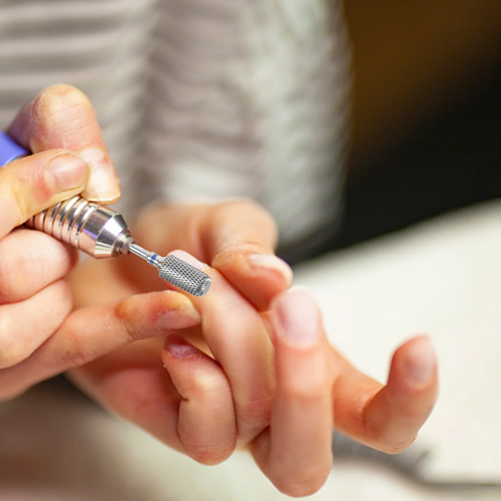 Schnelle Rüstungsentfernung, vorverarbeiteter Nagelhautbohrer für Nagel-Maniküre-Bits, Wolfram-Entfernung von Gel-Acrylnägeln, elektrisch