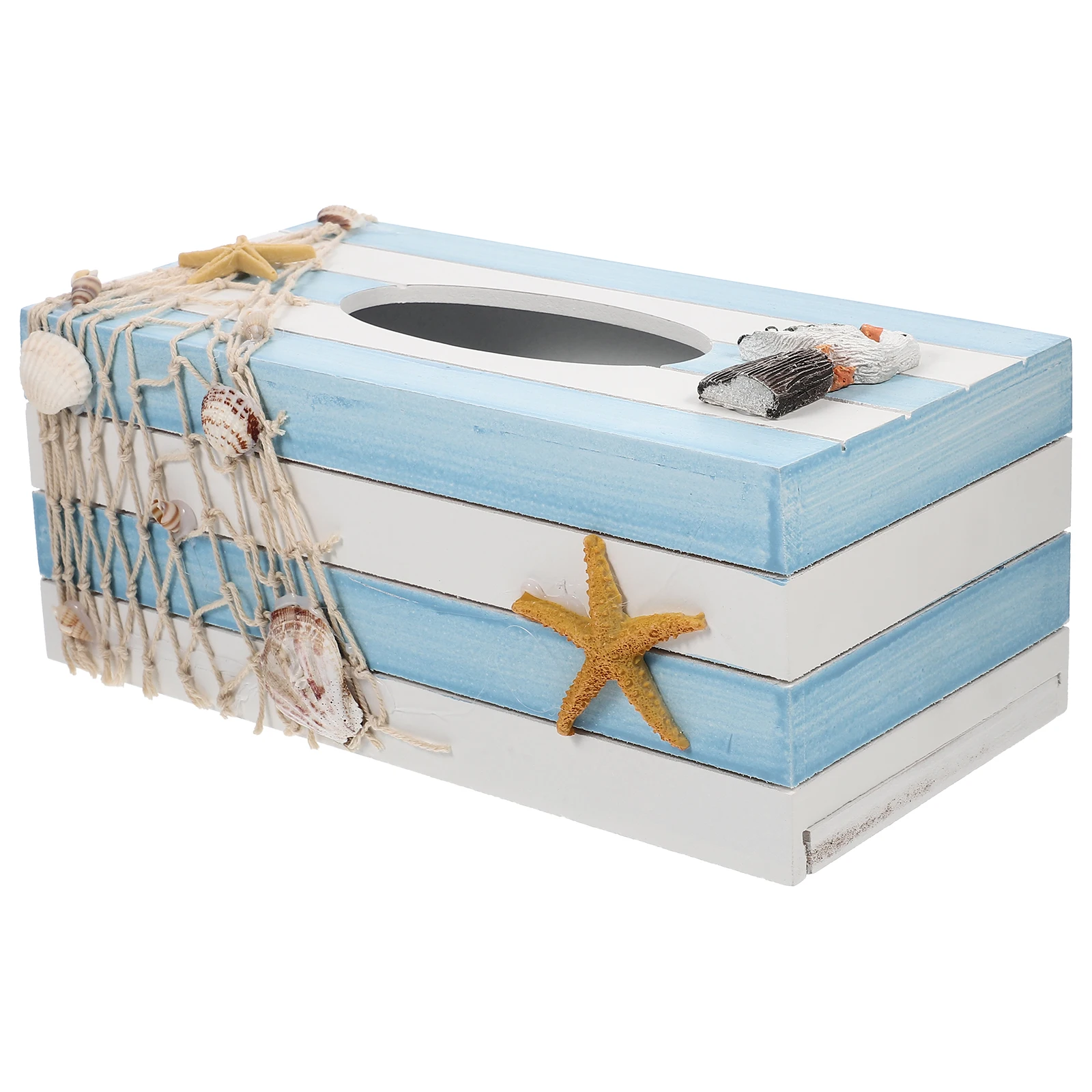 

1pcs Tissue Box Wooden Tissue Storage Case for Home Office Desktop Living Room Napkin Box Cover Paper Towel Dispenser