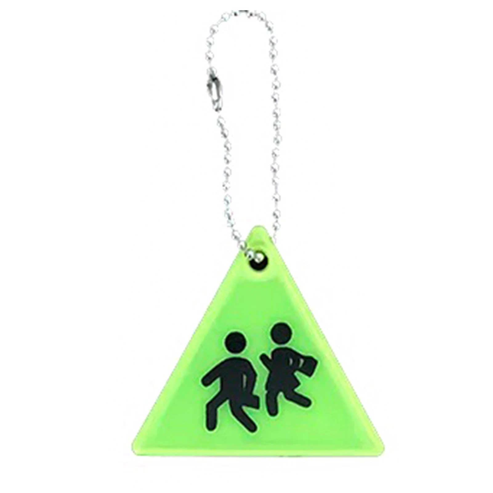 Backpack Key Chain Pendant Sport Reflective Children's Triangle Tag Suitable for Key Handbag Decor Accessories TUE88