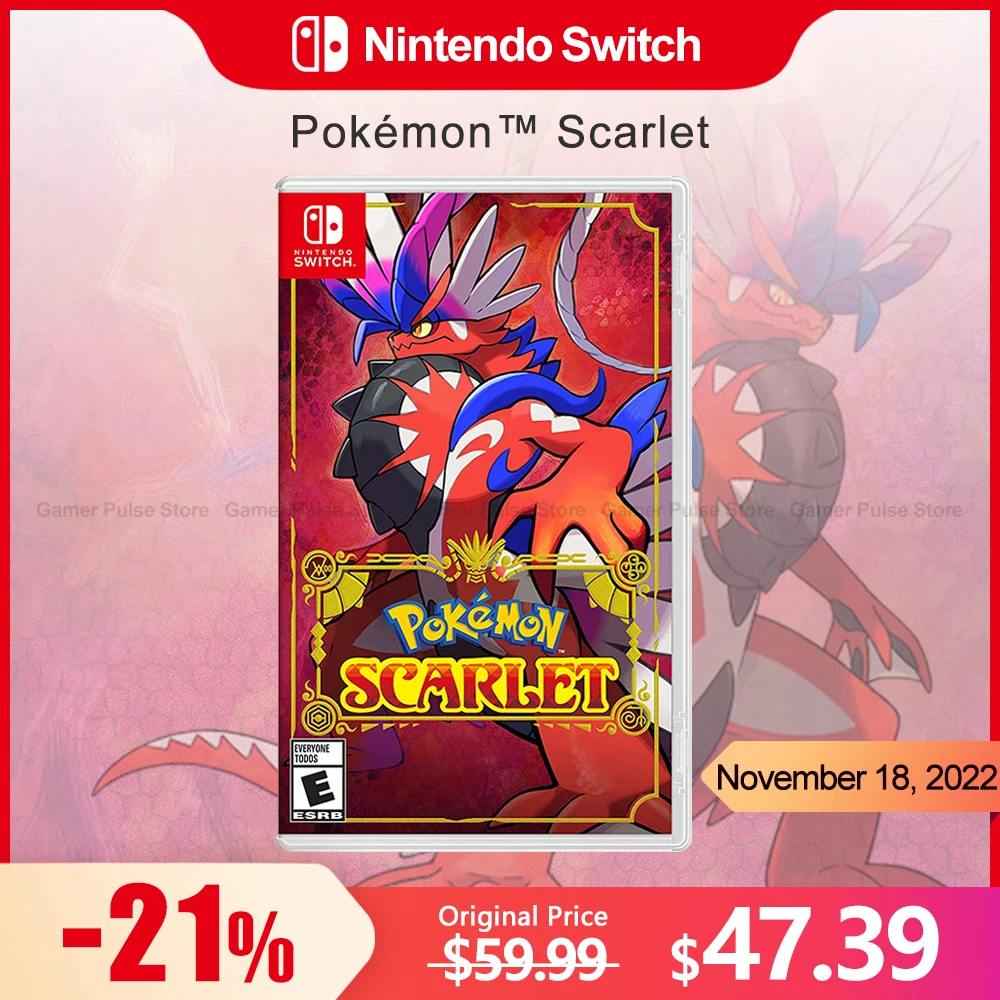 Pokemon Scarlet Nintendo Switch Game Deals 100% Official Original Physical Game Card Adventure RPG Genre for Switch OLED Lite