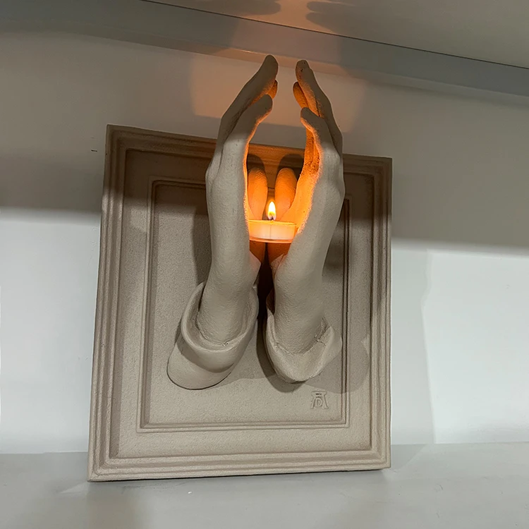 

Creative Handicraft Aromatherapy Candlestick Pendant Three-dimensional Home Hotel Premium Ornament