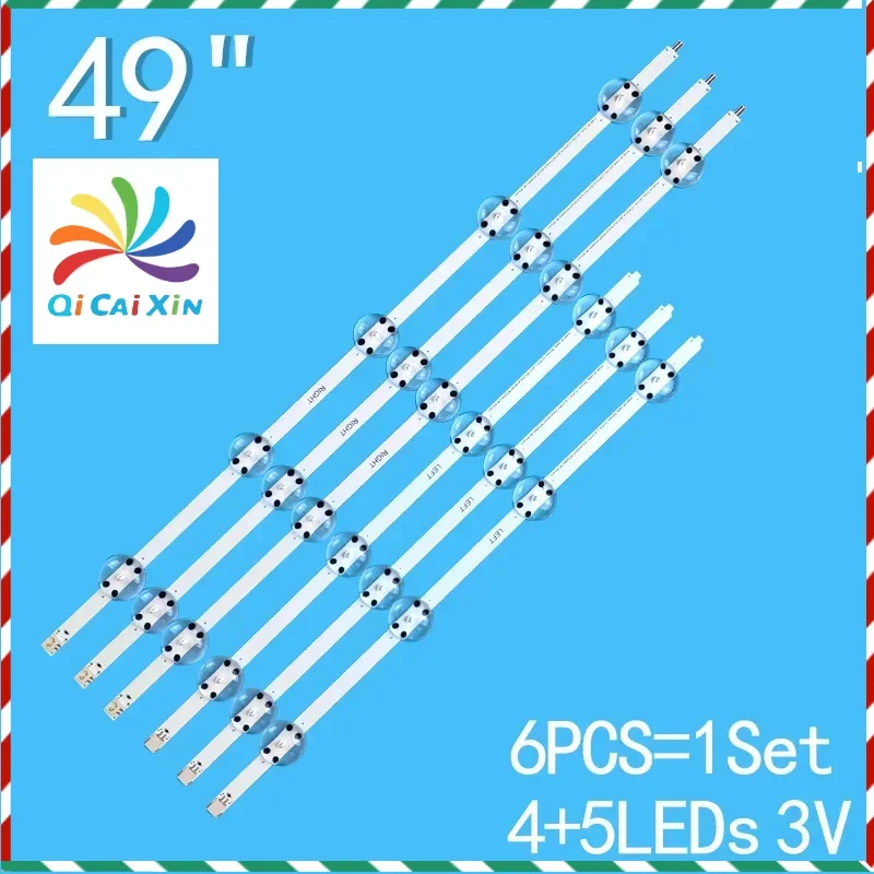 

6pcs 3x 49_Clarity_3X5 3X4_1313FCA_R_5S1P REV.V5-B WCE60601-AB Right 3X5+3X4_1313FCA_L_4S1P REV.V5-B WCK60601-AB LEFT 49VLX7010