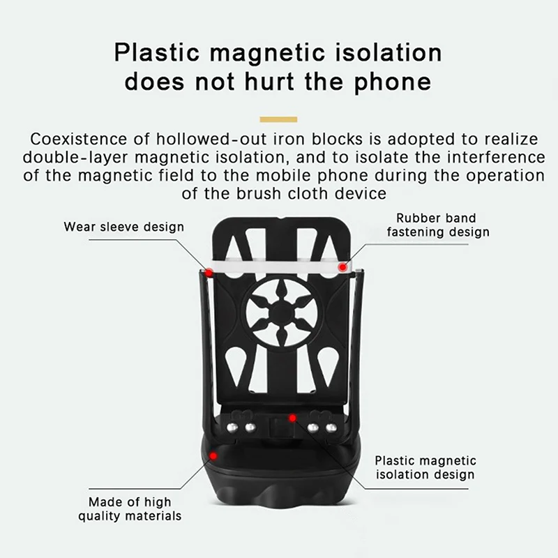 Automatic Swing Shake Phone Wiggler Device Record Step Artifact Motion Brush Step Pedometer Holder Mobile Phone Stand