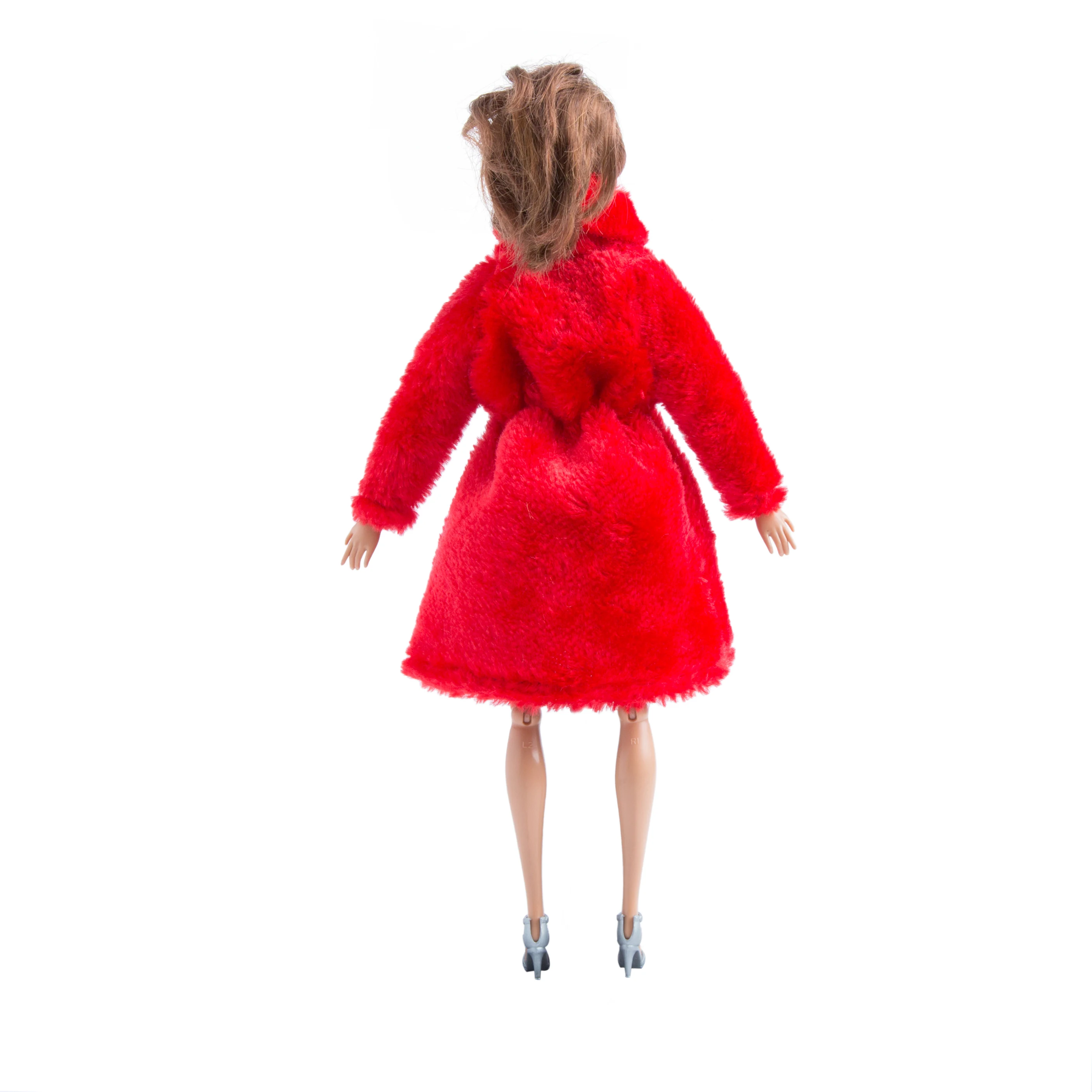 New 30cm 1/6 Grows Outfit Flannel coat Accessories Clothes for Barbies doll