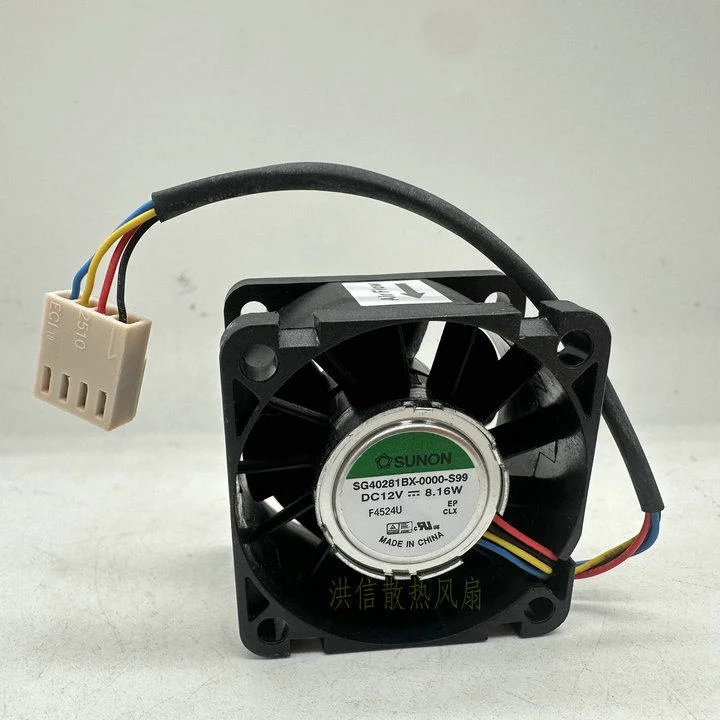 

Вентилятор охлаждения сервера SUNON SG40281BX-0000-S99 DC 12V 8.16W 40x40x28мм, 4-проводной