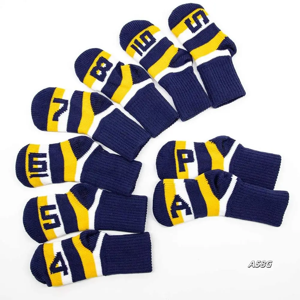 

Golf Iron Covers,Golf Iron Head Covers Knitted Golf Iron Covers Set For Oversized,Standard Size Golf Irons