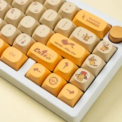 メカニカルキーボード,Pikachu,pbt,昇華,不透明,ma,高,小,完全なセット,かわいい収集,柔らかく,129キー