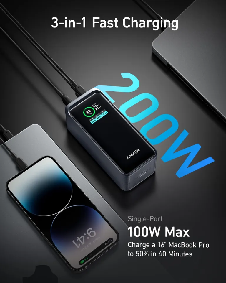 Anker Prime Power Bank 20000mAh 充電器セット S7b252892a39f4a73ba147561cd218