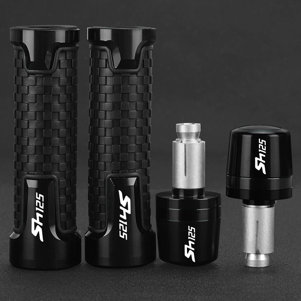 FOR HONDA SH 125 SH 125i SH 125 125I 2004-2024 2023 2022 2021 2020 2019 2018 Motorcycle Handlebar Grips Handle Bar Cap End Plugs