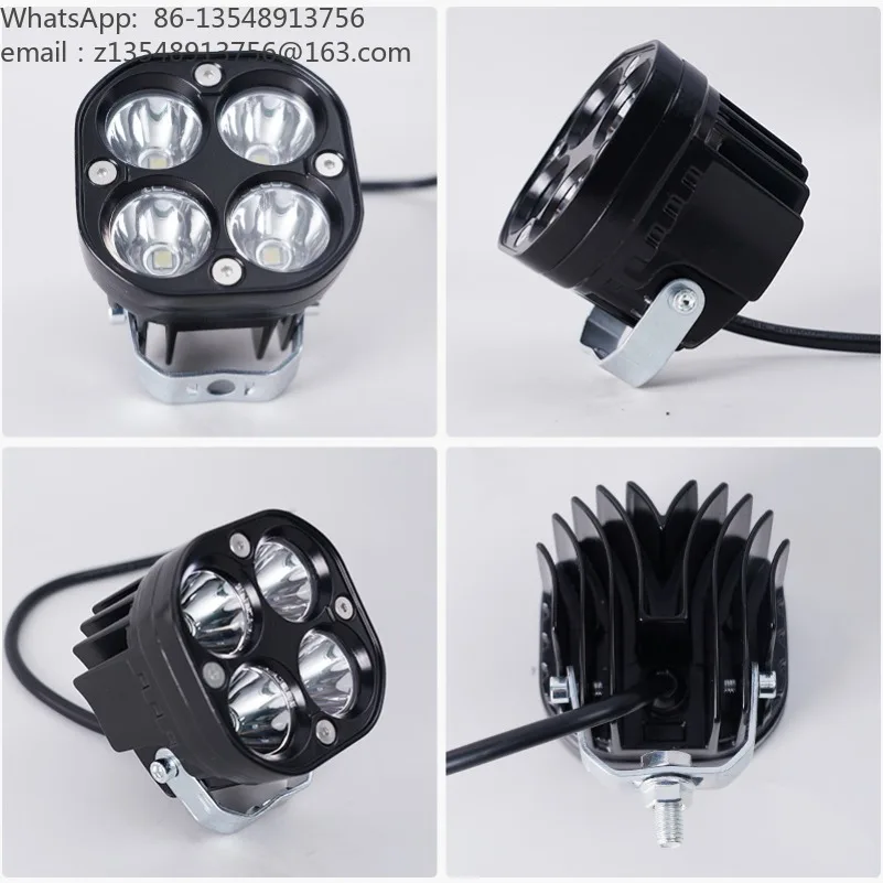 External Auxiliary Lighting for Motorcycle Electric Vehicle Modified Waterproof Dustproof Offroad Lighting