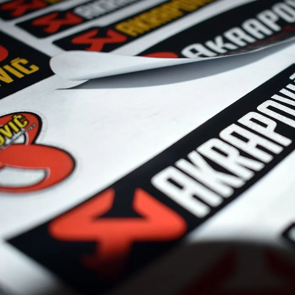 Motorcycle Reflective Modified Stickers Akrapovic Exhaust Pipe Stickers Personalized Helmet Fuel Tank Waterproof Decals image 6