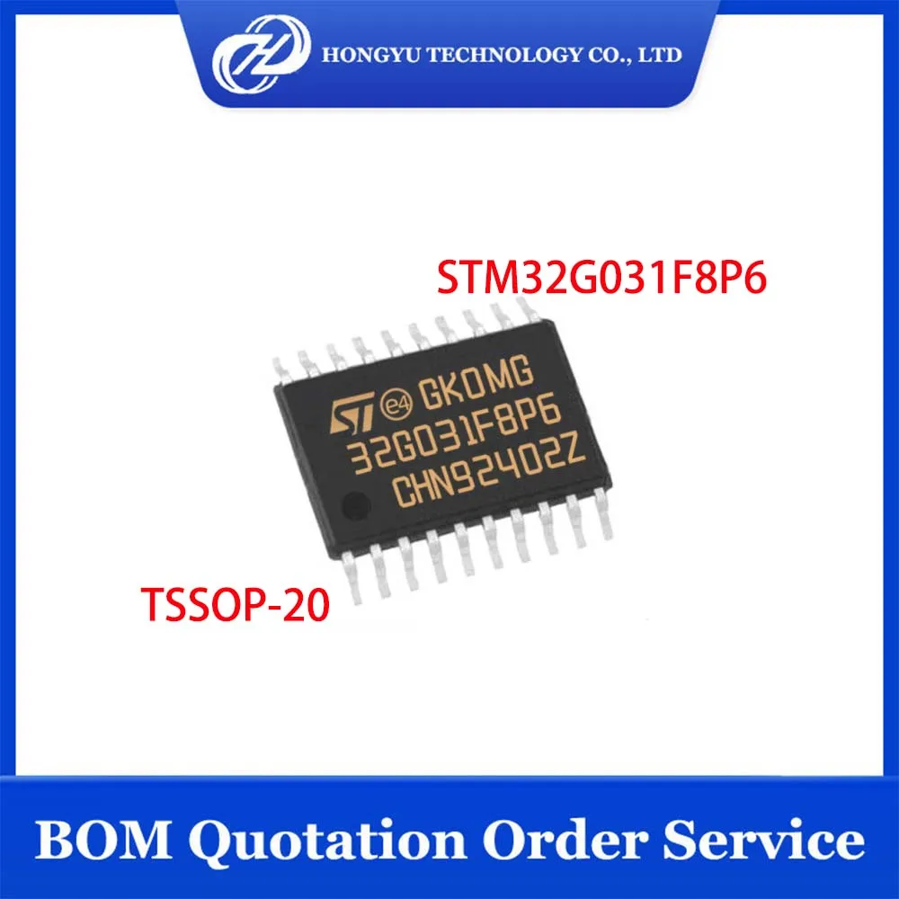 1 - 5 -10 Pcs STM32G031F8P6 STM32G031 STM32G STM32 32G031F8P6 F8P6 IC MCU 32BIT 64KB FLASH TSSOP-20 IC Chips