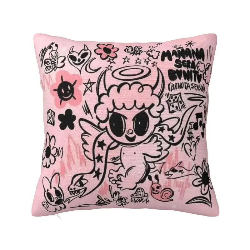 Custom Soft Manana Sera Bonito Bichota K-Karol Singer G Throw Pillow Cover Decoration Square Cushion Cover Pillowcover