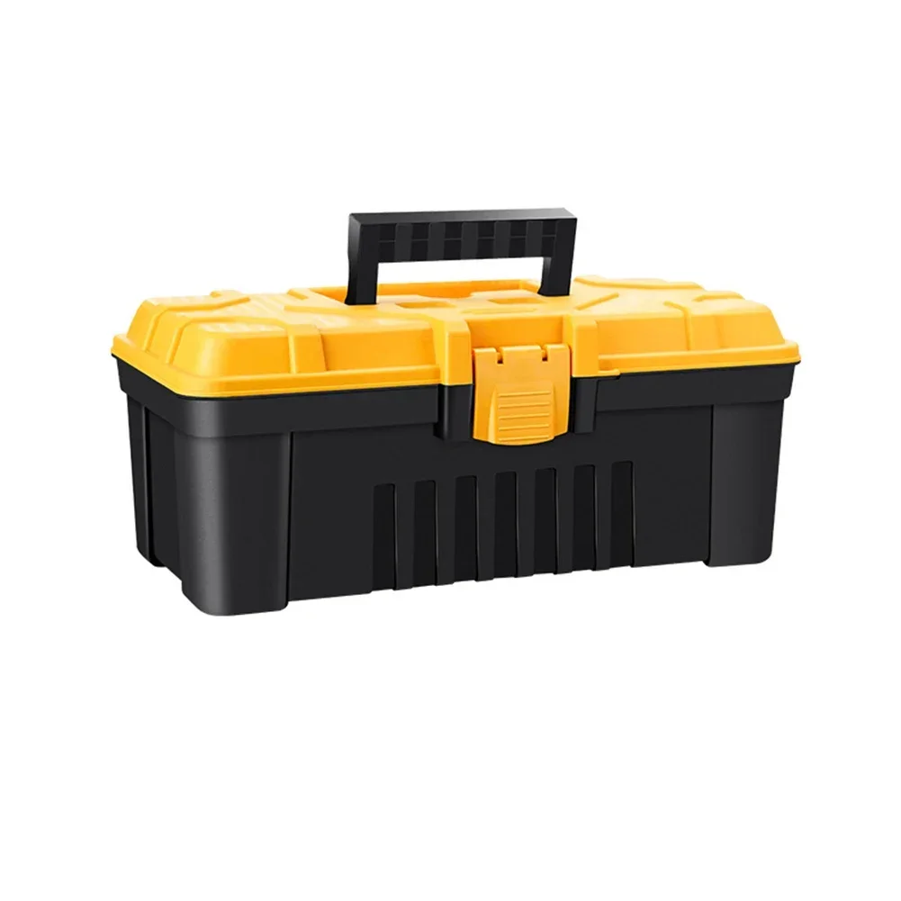 1pc 12-14in Professional Tool Box Tool Organizer Plastic Thickened Tool Storage Tool Plastic Household Hardware Toolbox